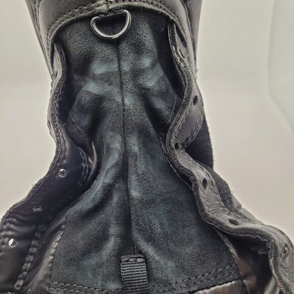 The North Face Winter Lace Up Boots Womens Black Gray Faux Fur Fuzzy Size 8.5 - Picture 6 of 13